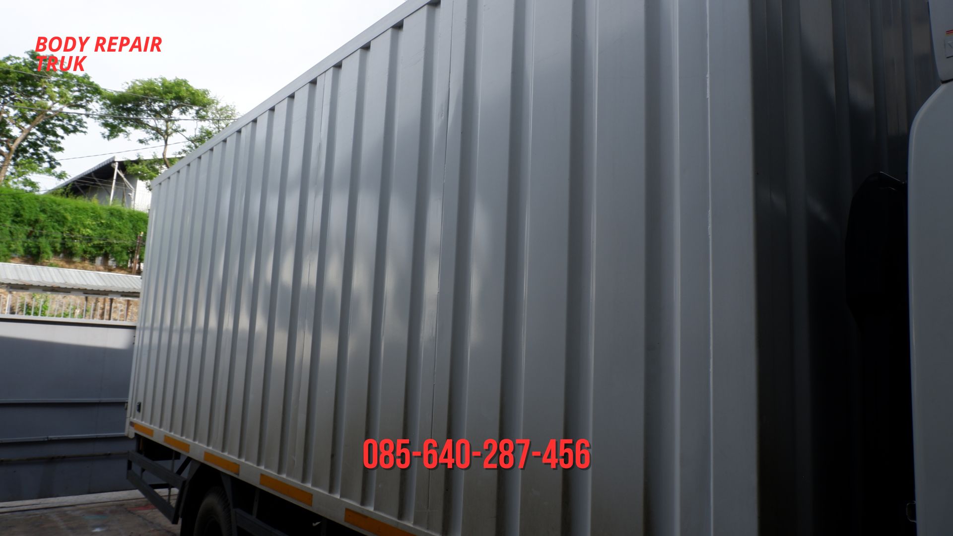 Detail Sempurna! 085-640-287-456, Karoseri Body Repair Box Truk Semarang Kendal
